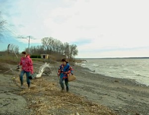 Grondines sur le fleuve