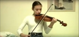 La fille au violon